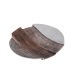 Tri-Tone Round Aluminum Plate (Small)