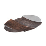 Tri-Tone Oval Aluminum Plate (Small)