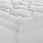 Exquisite Hotel Collection // 2" Gel Fiber Mattress Topper (Twin)