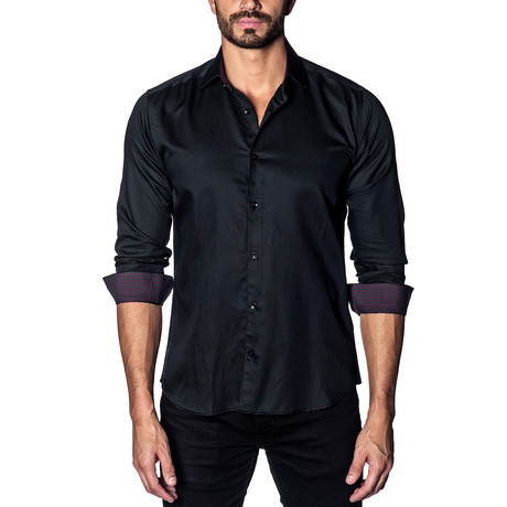 Woven Button-Up III // Black (S)