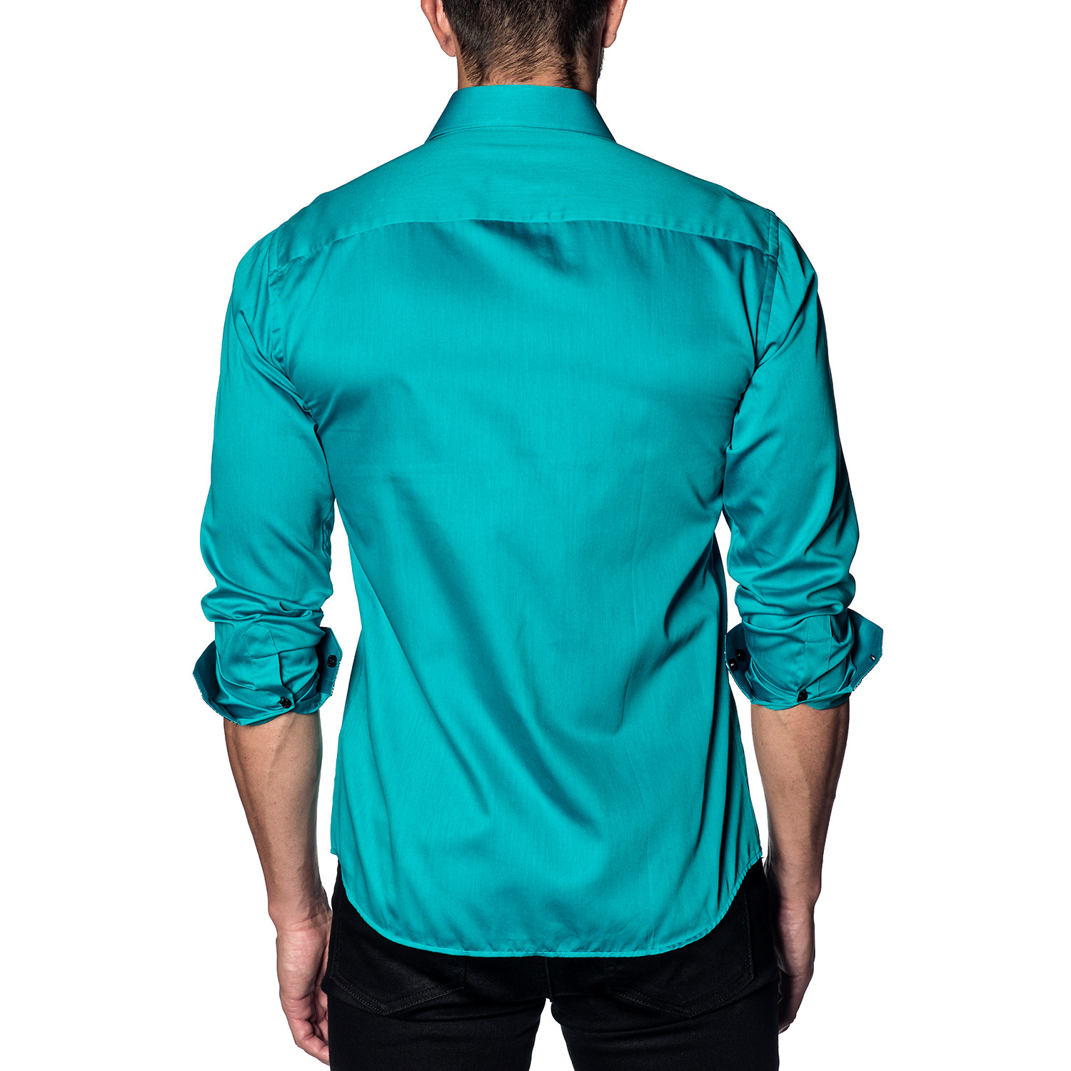 Woven Button-Up // Teal (M) - Jared Lang - Touch of Modern