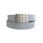 Cardiff Buckle + Canvas Belt // Charcoal