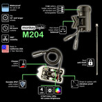 M204 Monkey Light // 4 LED