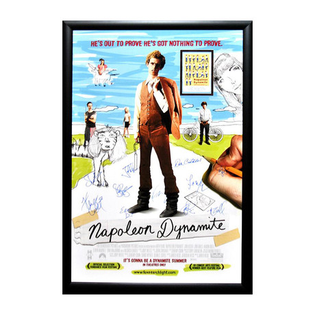 Autographed Movie Poster // Napoleon Dynamite