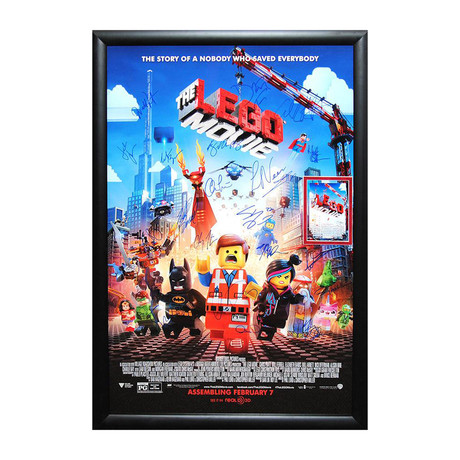 Autographed Movie Poster // The Lego Movie