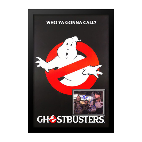Movie Poster with Autographed Photo Insert // Ghostbusters