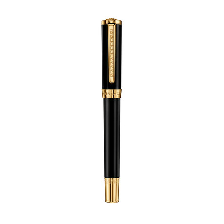 Olympia Fine Writing Instrument Roller Pen Black // IP Yellow Gold