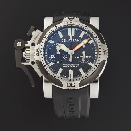 Graham Chronofighter Oversize Diver Tech Seal Automatic // 2OVDIVAS.B03A.K10B // Store Display