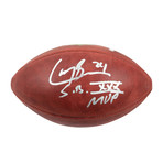 Larry Brown Signed Duke NFL Football