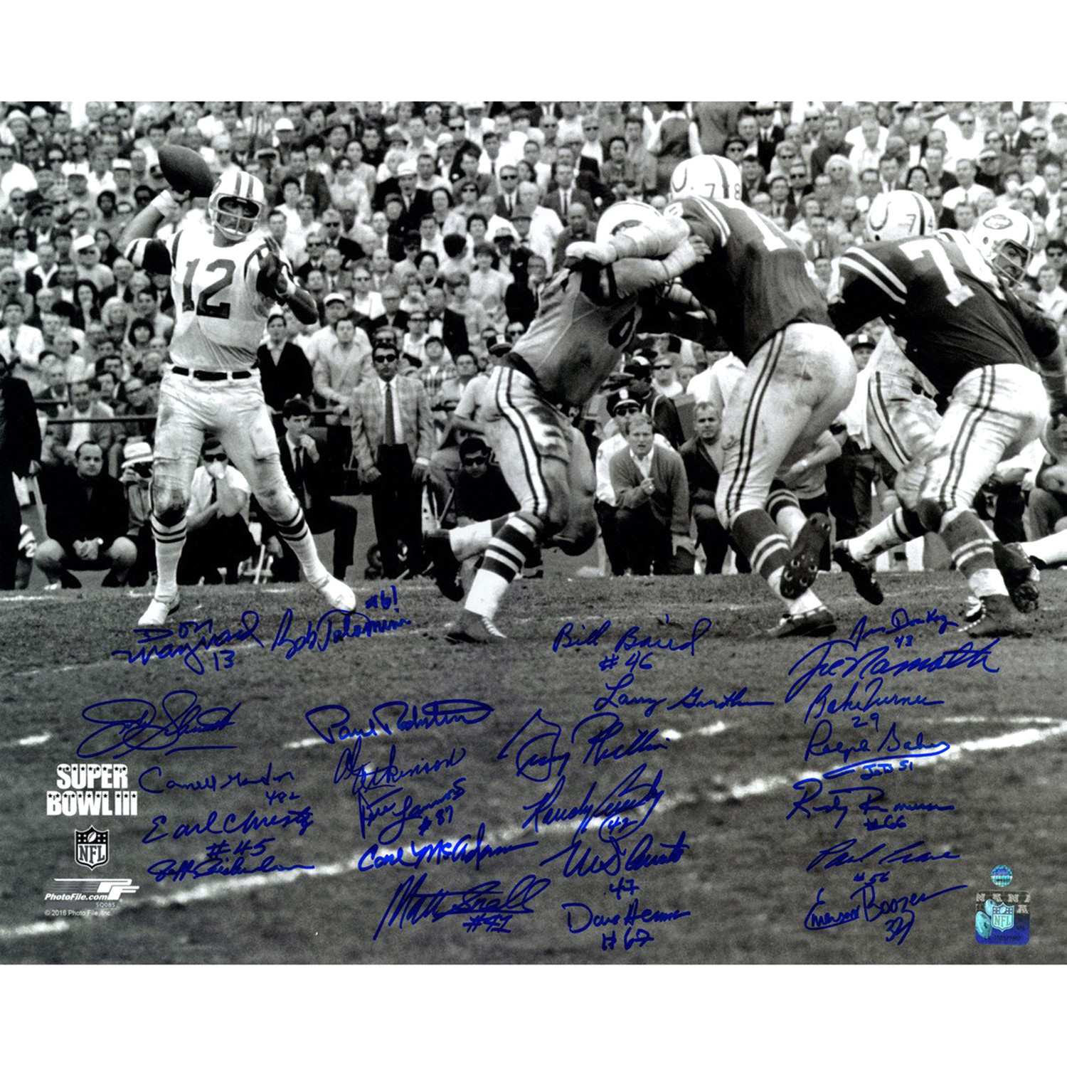 1969 NY Jets Team Signed Super Bowl III Photo - Steiner Sports - Touch of  Modern