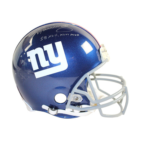 Eli Manning Signed NY Giants Helmet