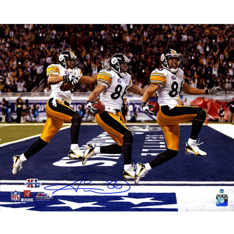 Hines Ward Signed Super Bowl XL Photo