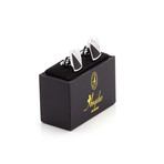 Exclusive Cufflinks + Gift Box // Square Cubic Zirconia