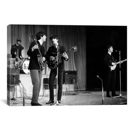 The Beatles On Stage II // Globe Photos, Inc. (26"W x 18"H x 0.75"D)