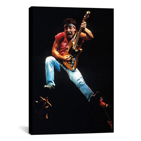 Bruce Springsteen In Mid-Jump // Roger Glazer