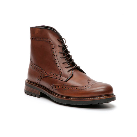 Finolo Semi-Brogue Boots // Cuoio (Euro: 39)