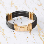 Brooklyn Exchange Men's Bracelet // Black Cord