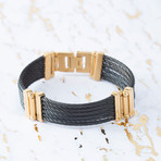 Brooklyn Exchange Men's Bracelet // Black Cord