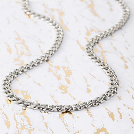 Brooklyn Exchange Men's Necklace // Wide Curb Chain