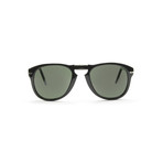 Iconic Folding Sunglasses // Black // 52mm