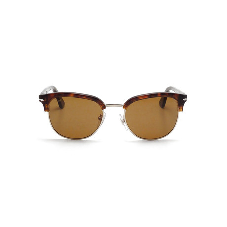 Persol Classic Men's Clubmaster Sunglasses // Havana