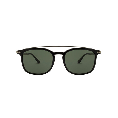 Persol Iconic Navigator Men's Sunglasses // Black