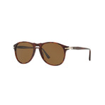 Persol Iconic Polarized Men's Sunglasses // Havana