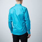 Premium Style Slim Button Down Shirt // Green (S)