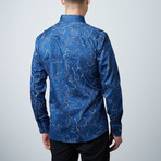 Premium Style Classic Button Down Shirt // Navy (S)