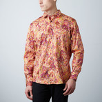 Premium Style Slim Button Down Shirt // Mango (S)