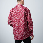 Premium Style Classic Button Down Shirt // Red (S)