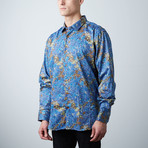 Premium Style Classic Button Down Shirt // Blue (S)