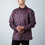 Premium Style Classic Button Down Shirt // Smoke Blue (S)