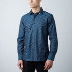 Premium Style Slim Button Down Shirt // Dark Teal (S)