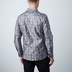 Premium Style Slim Button Down Shirt // Light Grey (S)