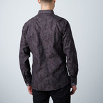 Premium Style Slim Button Down Shirt // Shadow Black (S)