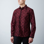 Premium Style Slim Button Down Shirt // Chamber Wine (S)