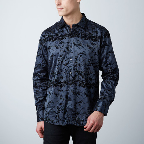 Premium Style Slim Button Down Shirt // Charcoal (S)