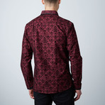 Premium Style Slim Button Down Shirt // Chamber Wine (S)
