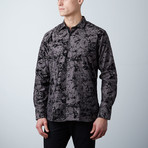 Premium Style Slim Button Down Shirt // Grey (S)