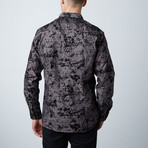 Premium Style Slim Button Down Shirt // Grey (S)