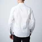 Premium Style Slim Button Down Shirt // White (S)