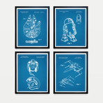 Star Wars Rebel Patent Collection // 4 Print Set // Blueprint (8"W x 10"H)
