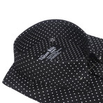 Pin Collar Shirt // Black Polkadot (US: 15.5R)