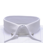 Pin Collar Shirt // White (US: 17.5R)