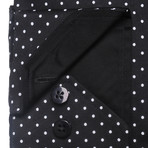 Regular Collar Shirt // Black Polkadot (US: 15.5R)