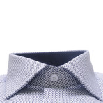 Regular Collar Shirt // White Pattern (US: 15R)