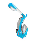Seaview 180° Full Face Snorkel Mask // Aqua // F (S/M)