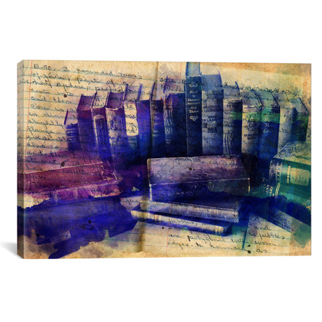 Lessons Written in Books (18"W x 26"H x 0.75"D)