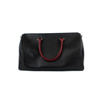 Weekender Duffel Bag // Black + Red